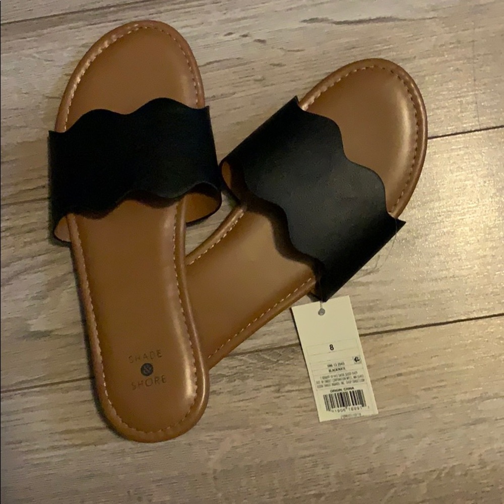 Brand new black slip on